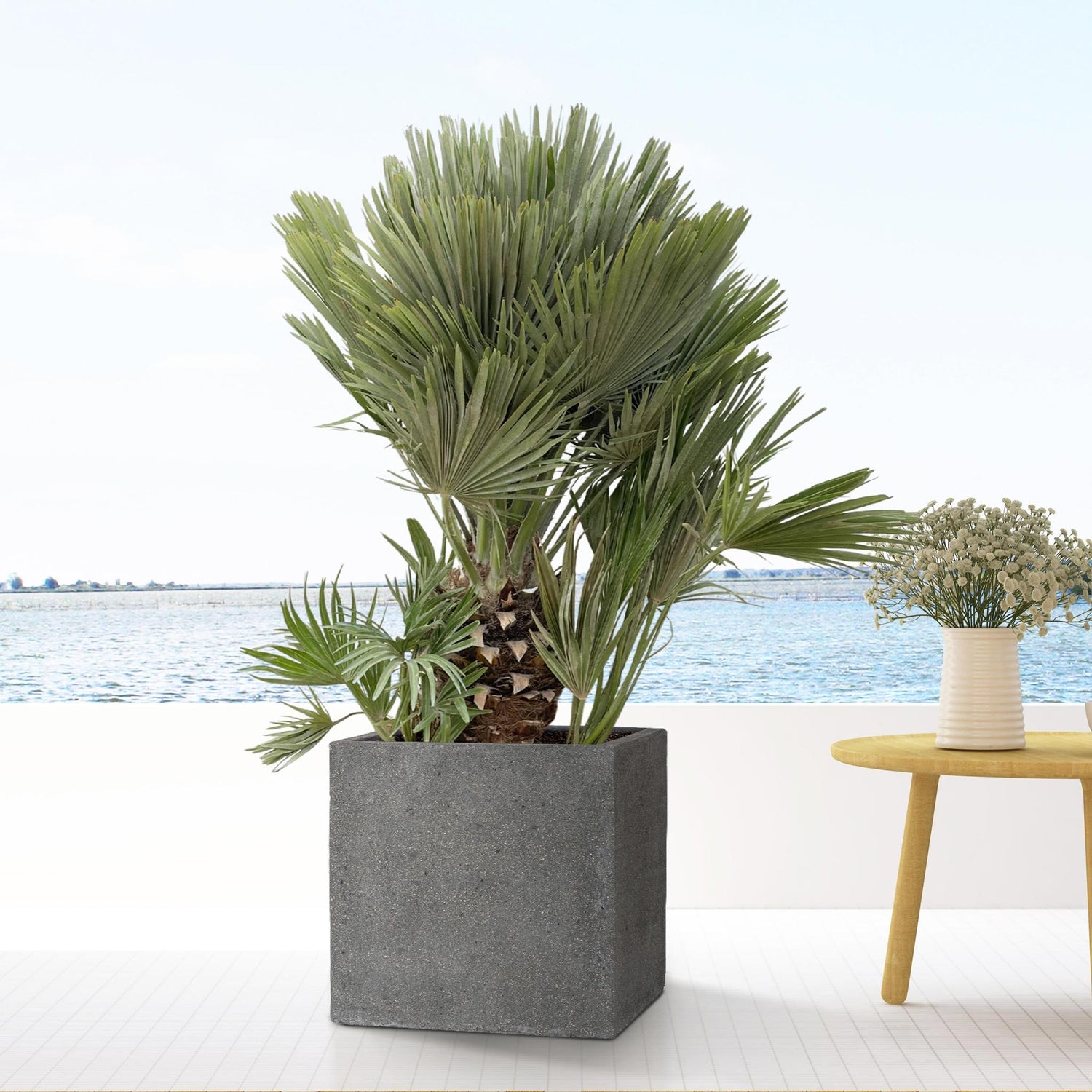 Block Laterite Grey - M - Ø34cm