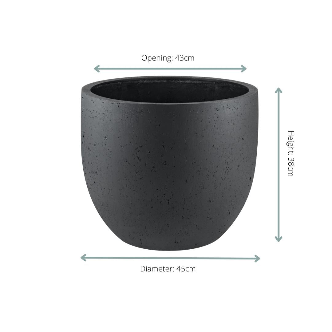 Pot Grigio New Egg Antraciet - Ø37cm