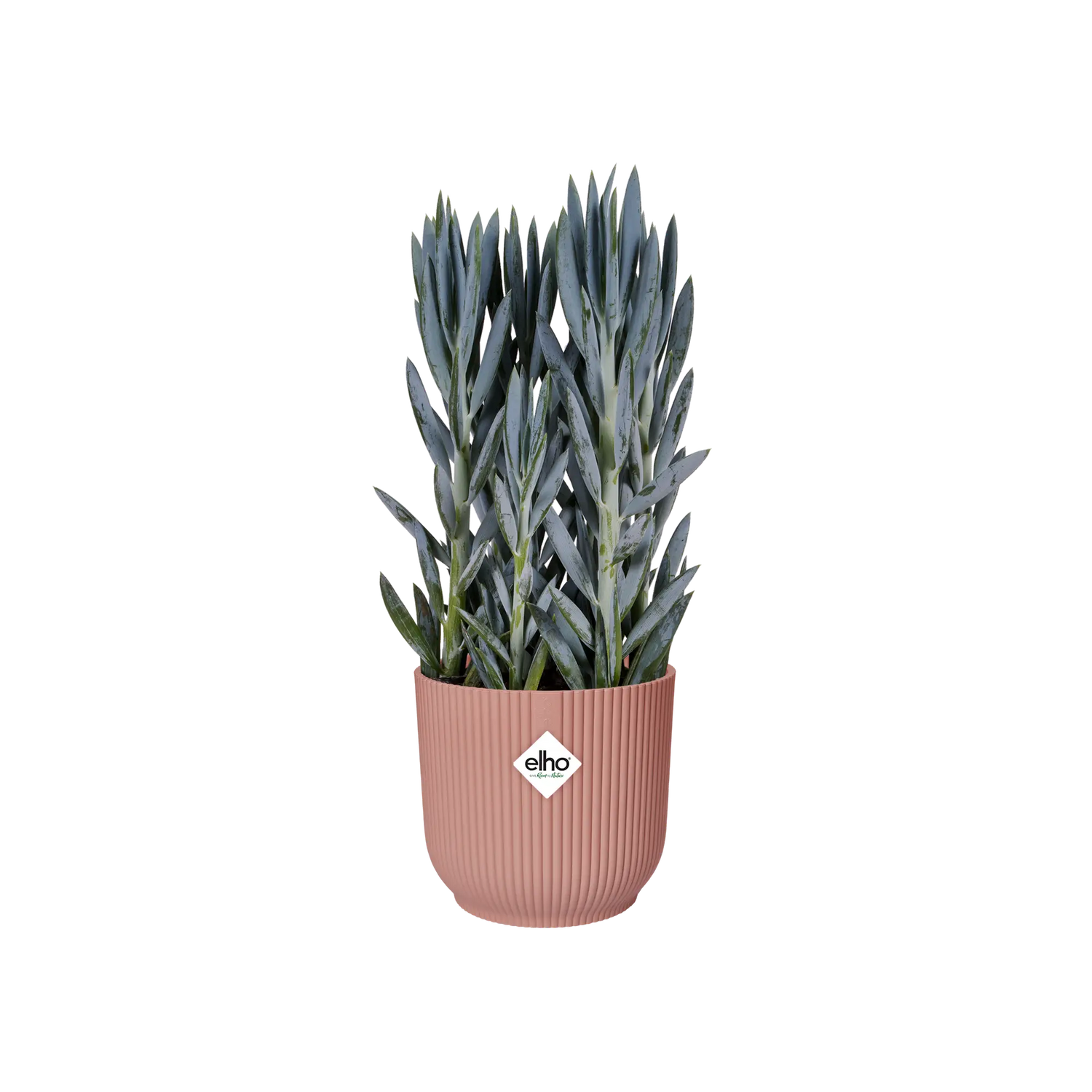 Pot elho Vibes Fold Round roze - including wheels - Ø35cm